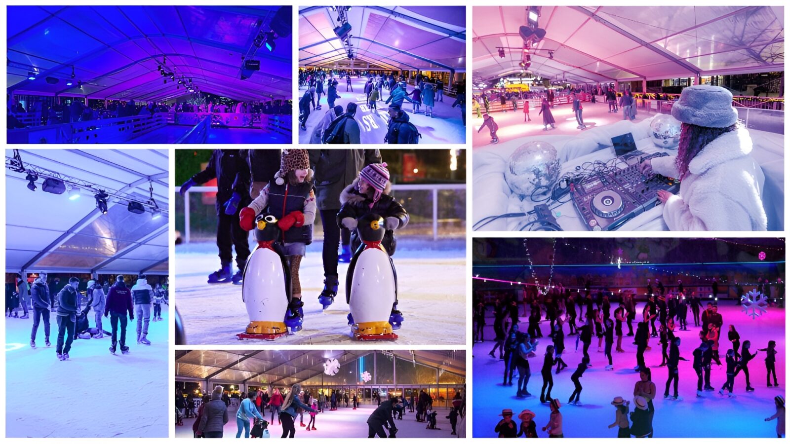 Ice Skating Rink Brussels during Christmas