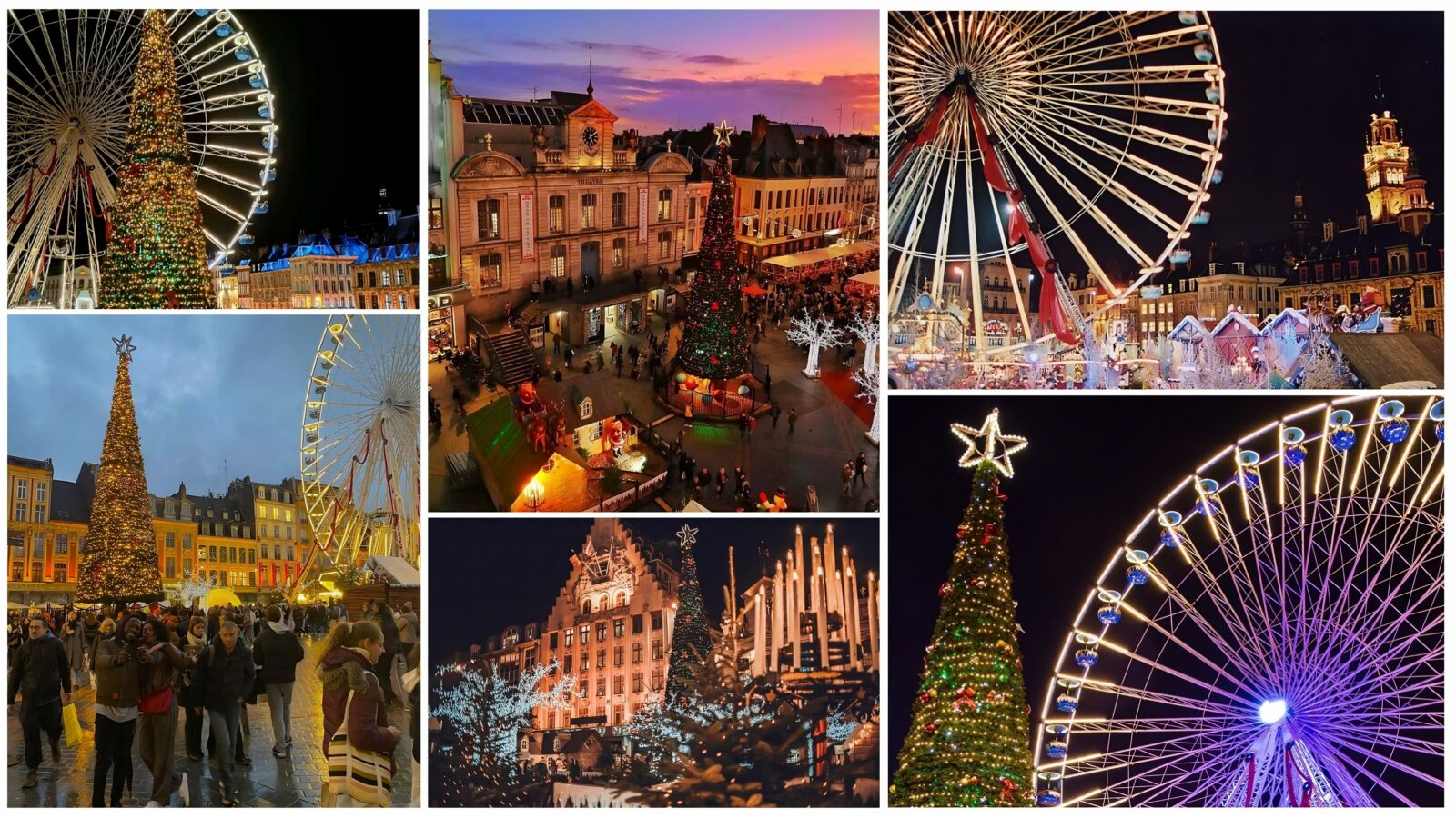 Grand Place Lille at Christmas