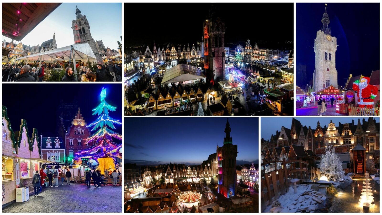 Rue de Béthune, Lille during Christmas